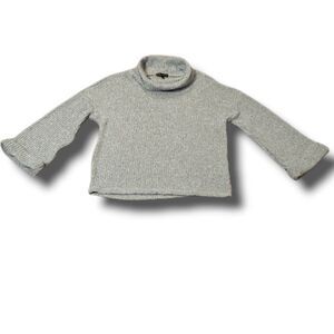 Gibsonlook Flare Sleeve Cowl Neck Grey Sweater Size‎ Small NWOT